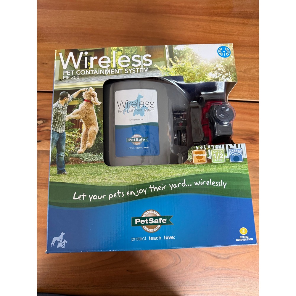 PetSafe Wireless Pet Containment System PIF-300 1/2 Acre Dog Fence NEW